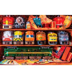 Puzzle MasterPieces Regale voller Züge 2000 Teile