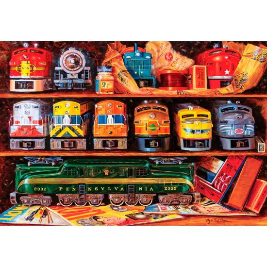 Puzzle MasterPieces Regale voller Züge 2000 Teile