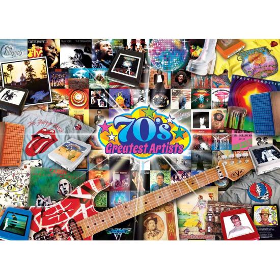Puzzle MasterPieces Greatest Hits - 70Er Jahre 1000 Teile