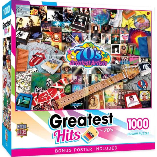 Puzzle MasterPieces Greatest Hits - 70Er Jahre 1000 Teile