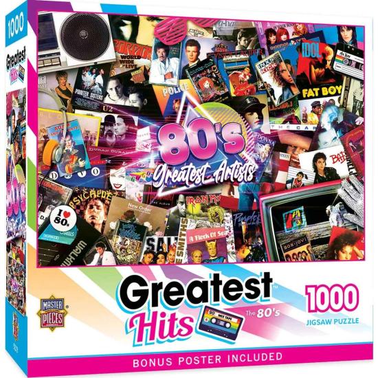 Puzzle MasterPieces Greatest Hits - 80Er Jahre 1000 Teile