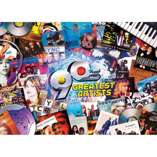Puzzle MasterPieces Greatest Hits - 90Er Jahre 1000 Teile