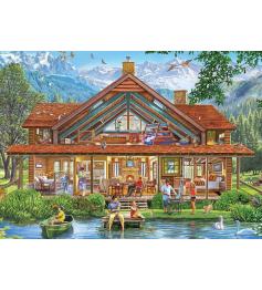 Puzzle MasterPieces Inside Out, Camping Lodge 1000 Teile