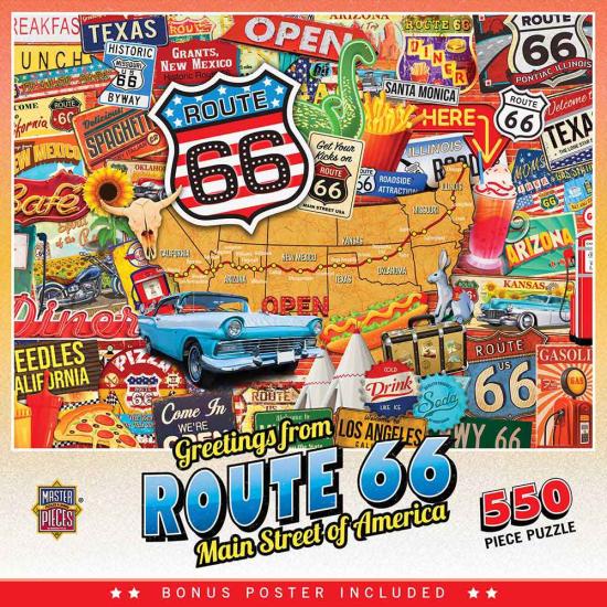 MasterPieces Route 66 Puzzle mit 550 Teilen