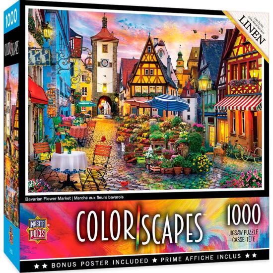 MasterPieces Bayerischer Blumenmarkt Puzzle 1000 Teile