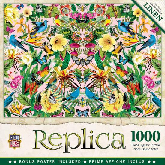 MasterPieces Blaue Vögel und Schmetterlinge Puzzle 1000 Teile
