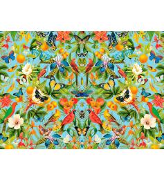MasterPieces Puzzle Vögel, Orangen und Schmetterlinge 1000 Teile