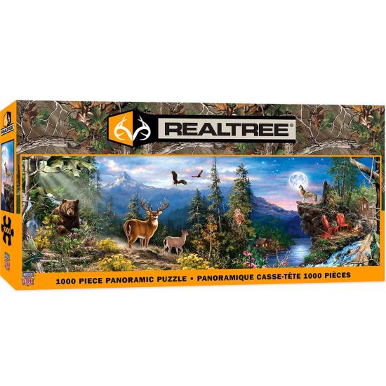 MasterPieces Panorama-Puzzle Waldtiere 1000 Teile