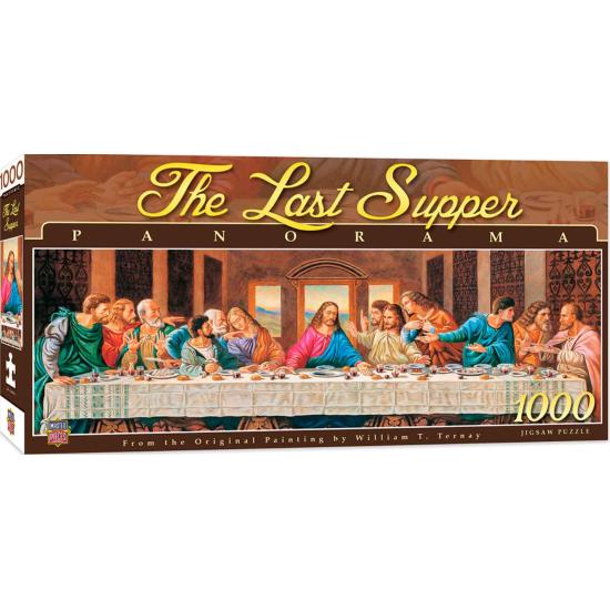MasterPieces Panorama-Puzzle Das letzte Abendmahl 1000 Teile