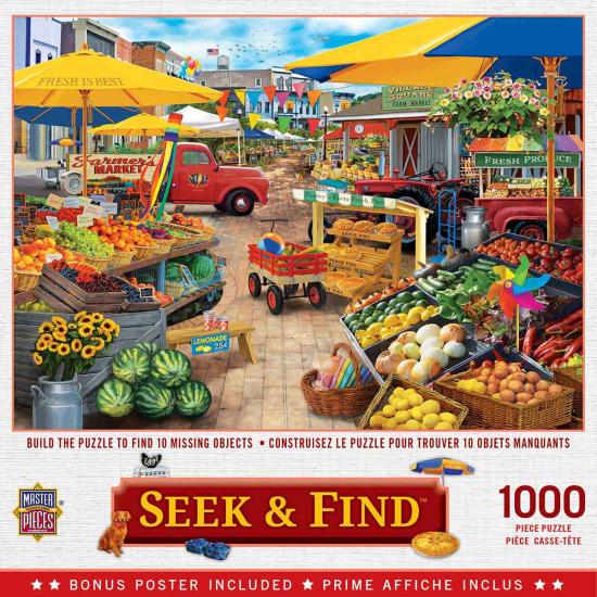 MasterPieces Marktplatz-Puzzle 1000 Teile