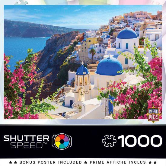 MasterPieces Frühling in Santorini 1000-teiliges Puzzle