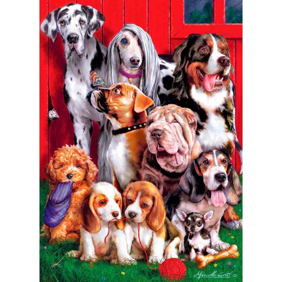 MasterPieces Sitzende pelzige Freunde Puzzle 1000 Teile