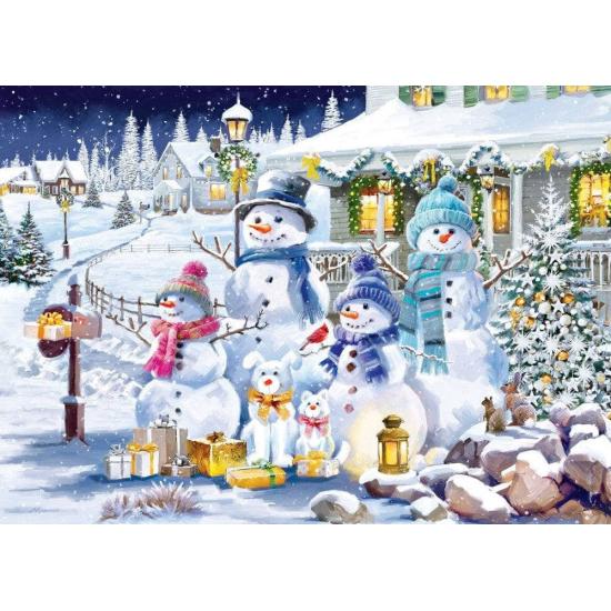Puzzle MasterPieces Frostiges Wunderland-Treffen 1000 Teile