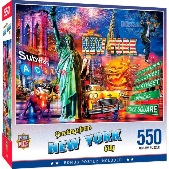 MasterPieces Grüße aus New York Puzzle 550 Teile MasterPieces Grüße aus New York Puzzle 550 Teile
