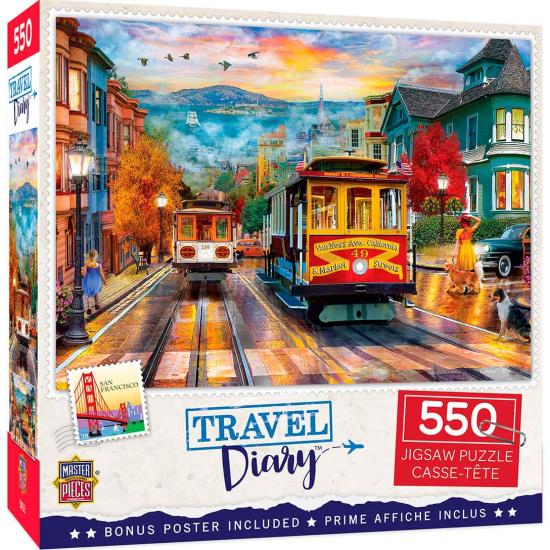 MasterPieces Puzzle Klettern nach San Francisco 550 Teile