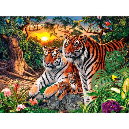 MasterPieces Puzzle Tiger im Dschungel 550 Teile