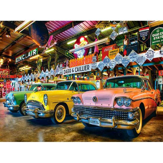 MasterPieces Puzzle Drei Schönheiten auf Rädern mit 750 Teilen