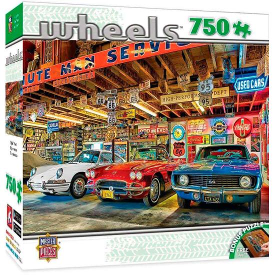 MasterPieces Puzzle Drei Rennwagen mit 750 Teilen