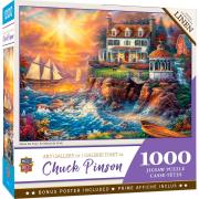 MasterPieces Segelboot in der Bucht Puzzle 1000 Teile