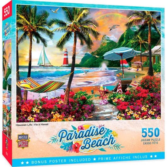 MasterPieces Life in Hawaii Puzzle 550 Teile MasterPieces Life in Hawaii Puzzle 550 Teile