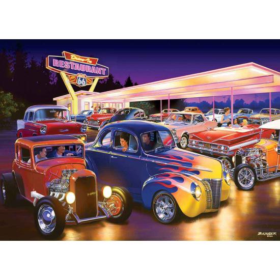 Puzzle MasterPieces Friday Night in 1000 Pi Hot Rods