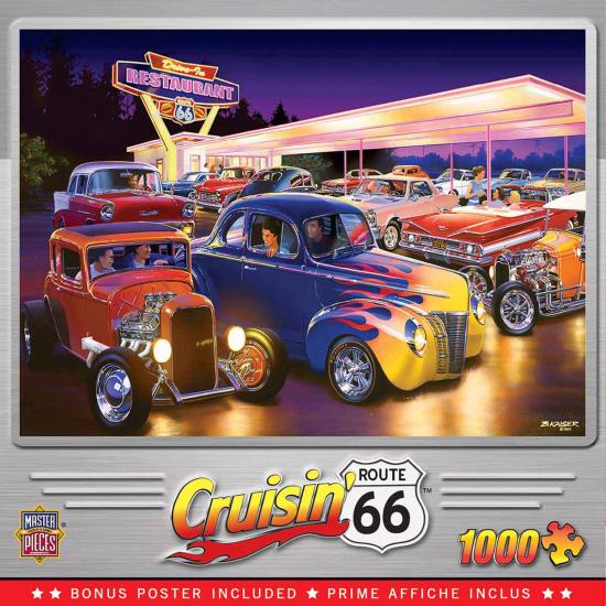 Puzzle MasterPieces Friday Night in 1000 Pi Hot Rods