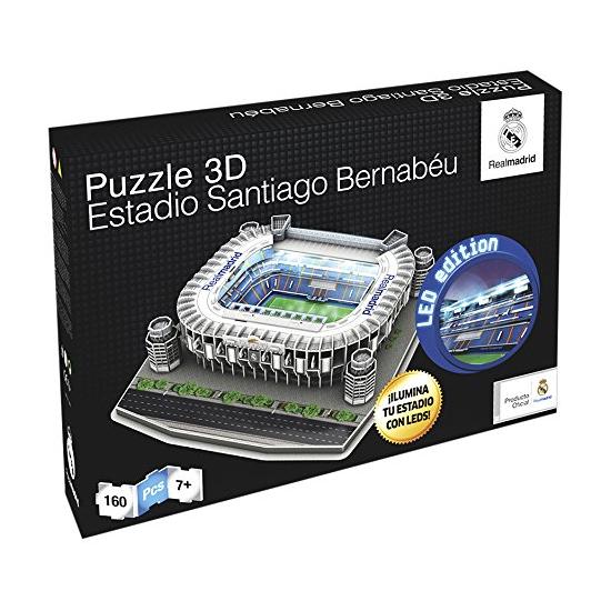 Nanostad 3D-Puzzle Santiago Bernabéu Real Madrid Beleuchtung