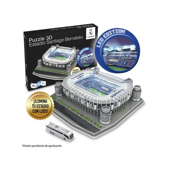 Nanostad 3D-Puzzle Santiago Bernabéu Real Madrid Beleuchtung