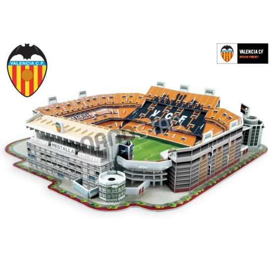 Nanostad Puzzle Mestalla-Stadion, Valencia CF 3D 120 Teile Nanostad Puzzle Mestalla-Stadion, Valencia CF 3D 120 Teile