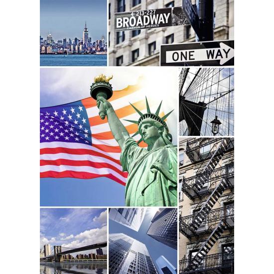 Nathan Collage New York Puzzle 1500 Teile