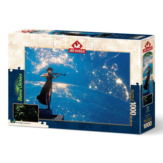 Neon Art Puzzle The Last Violin Puzzle 1000 Teile