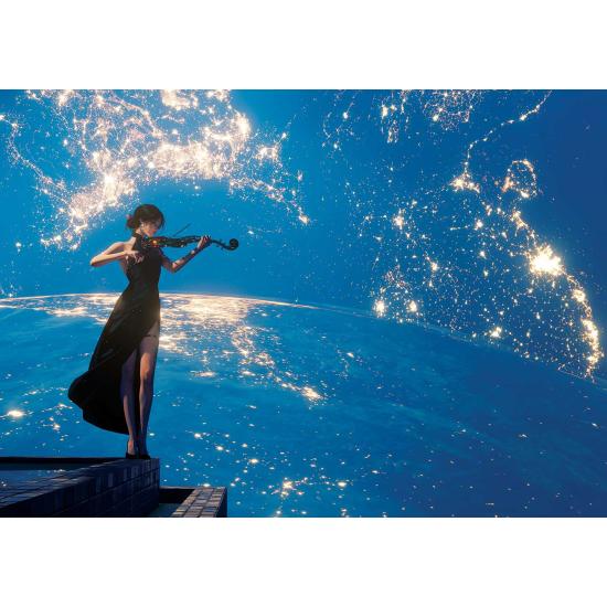 Neon Art Puzzle The Last Violin Puzzle 1000 Teile