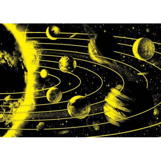 Neon Art Puzzle Sonnensystem Puzzle 1000 Teile