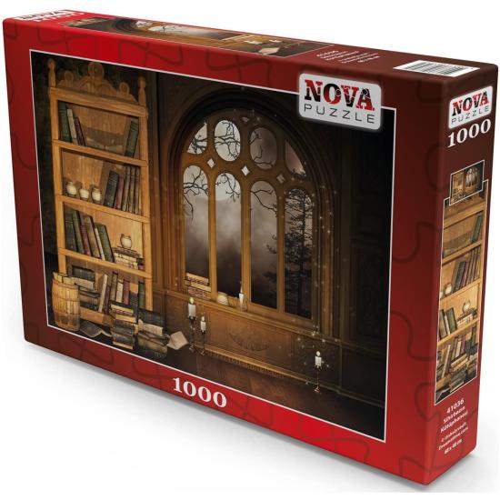 Nova Puzzle Zaubererbibliothek 1000 Teile