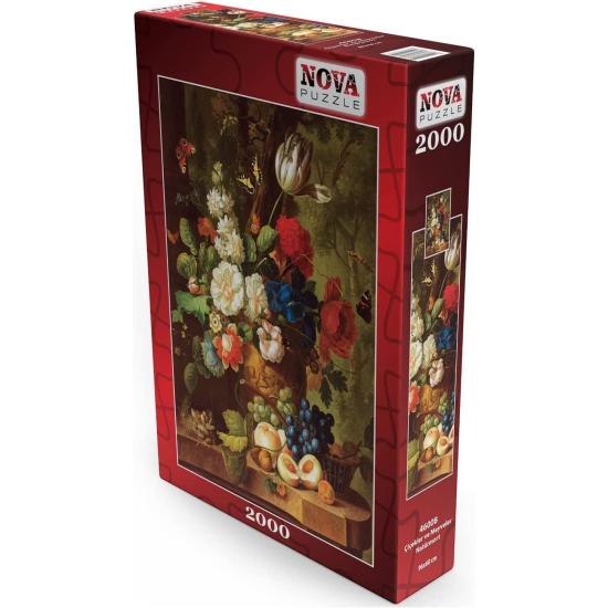 Nova Stillleben mit Rosen und Tulpen Puzzle 2000 Teile