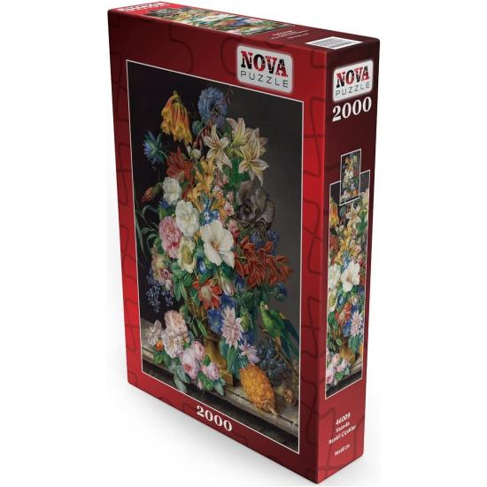 Nova Buntes Blumenpuzzle mit 2000 Teilen