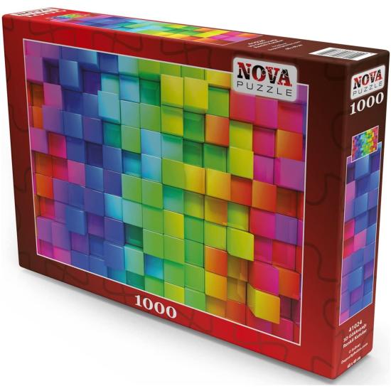 Puzzle Nova Rainbow Color Boxen mit 1000 Teilen