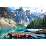 Nova Canoes on Moraine Lake Puzzle 1000 Teile