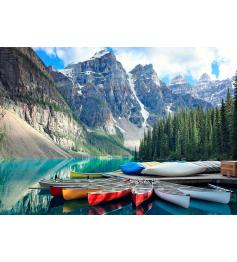 Nova Canoes on Moraine Lake Puzzle 1000 Teile