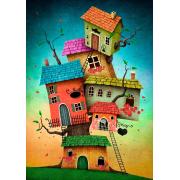 Puzzle Nova Fantastische Häuser mit 1000 Teilen