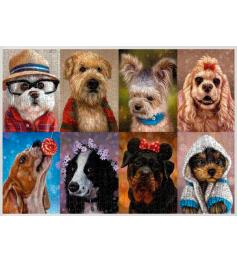 Puzzle Nova Collage of Dogs Horizontal 1000 Teile