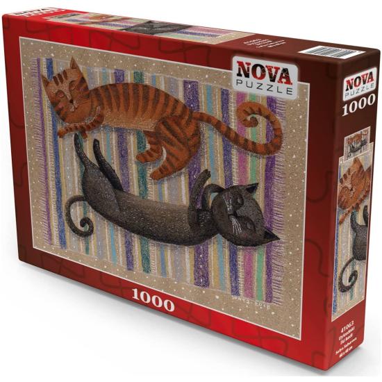 Nova Puzzle Zwei Katzen mit 1000 Teilen