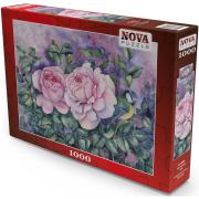 Nova Puzzle Zwei Rosen mit 1000 Teilen