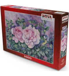 Nova Puzzle Zwei Rosen mit 1000 Teilen