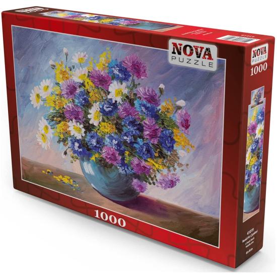 Nova Puzzle Bunte Wildblumen 1000 Teile