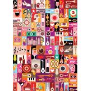 Puzzle Nova Musikalische Illustration mit 1000 Teilen