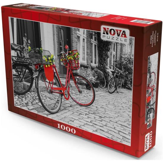 Nova Puzzle Das rote Fahrrad 1000 Teile
