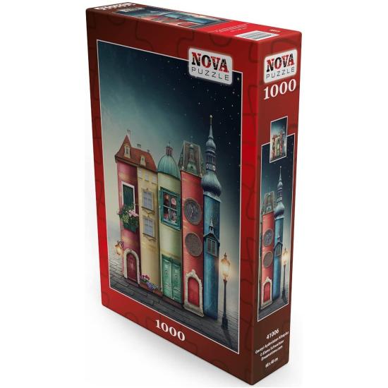 Puzzle Nova Bücher, die die Nacht erhellen 1000 Teile