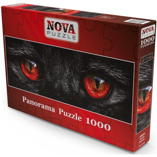 Nova Panorama Katzenaugen-Puzzle mit 1000 Teilen