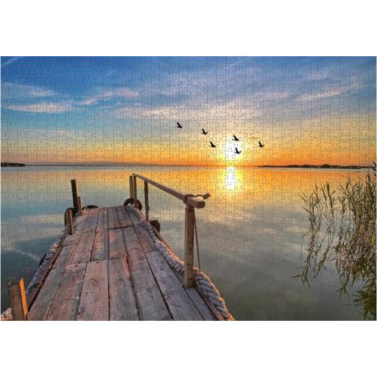 Nova Puzzle Sonnenuntergang am Pier 1000 Teile